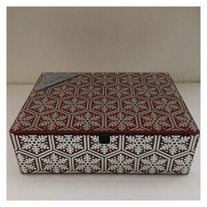 NICOLE MILLER Jewelry Box Organizer Snowflakes Holiday Design💥1 left💥 BNWT
